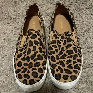 Cheetah Print Old Navy Slide On Shoes